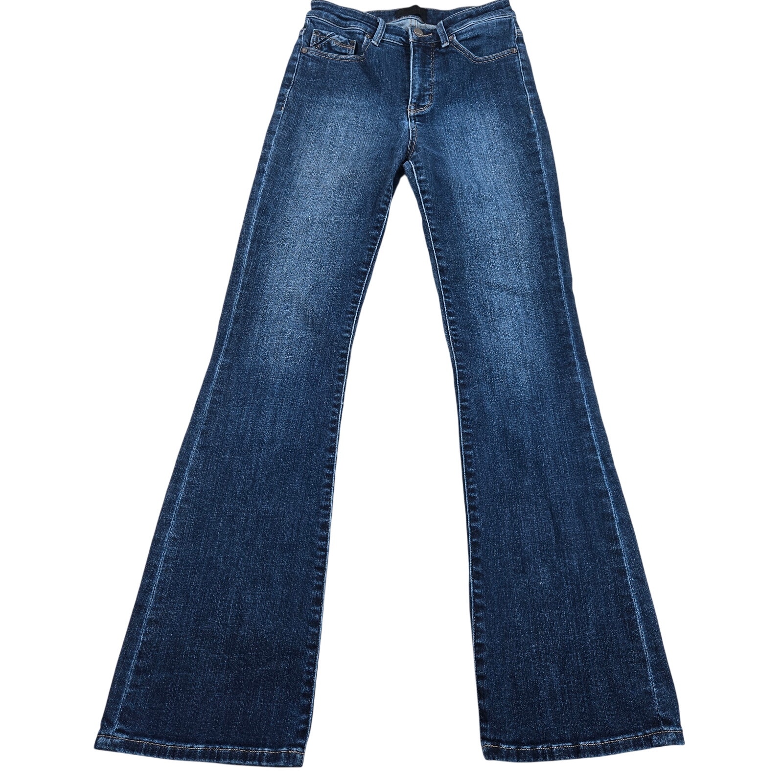 Buckle Womens Indigo Bootcut Stretch Jeans